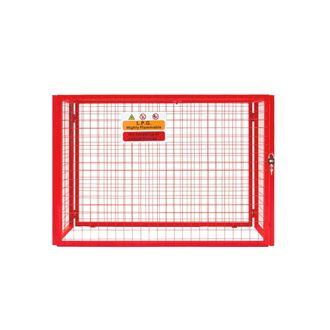 MonsterShop Red Gas Bottle Collapsible Mesh Cage - 100cm x 140cm x 50cm | Size: 100 cm x 140 cm x 50 cm