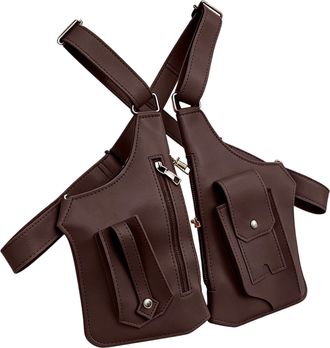 Generic Underarm Shoulder Bag - Adjustable PU Leather Shoulder Tacticals Bag, Anti Theft Underarm Shoulderr Holster | Armpit Portable Security For Travel