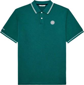 Malbon Golf green polo shirt