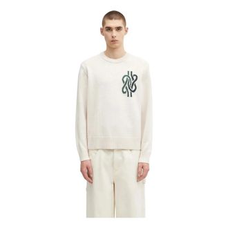 Filling Pieces Maglione Girocollo Knot - - Knitwear - Uomo - Bianco - XL
