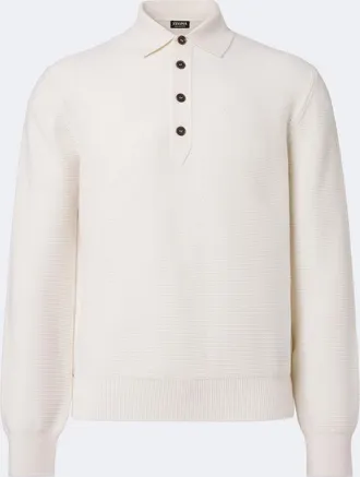 Ermenegildo Zegna Pullover polo in cashmere