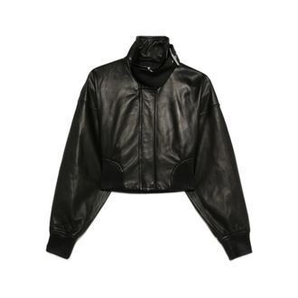 Sportmax Sportmax, Bomber Jackets, female, Black, Size: L Ossido Blouson Jacket