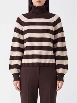 Max Mara Wool and Cashmere Turtleneck Jumper with Balloon Sleeves