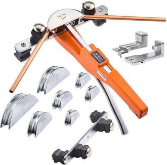 OEM Kit De Dobladora De Tubos 6 A 22 Mm, Compacta, Con Trinquete, Avance/retroceso, 7 Matrices De Aleaci&oacute;n De Aluminio, Para Hvac De Cobre, Aire Acondicio