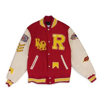 Rhude Red Bull Varsity Bomber