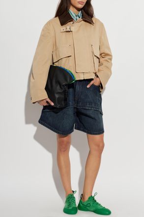 Loewe Jacket With Pockets, Womens, Beige