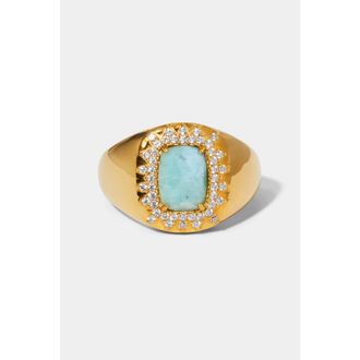 Nadri Cabarete Larimar Ring in Gold at Nordstrom, Size 8