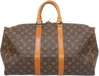 Louis Vuitton Pre-owned Weekend Bags, female, Brown, Size: ONE SIZE Pre-owned Weekend Bag