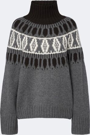 arch4 Jersey Whistler Fair Isle de cachemir en intarsia