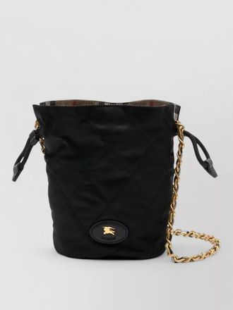 Burberry horseshoe mini shopper chain strap polyamide