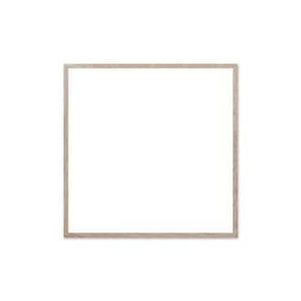 The Poster Club Bilderrahmen Eiche natur, Echtglas, 50 x 50 cm