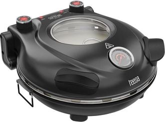 None Horno De Pizza Teesa Supreme+ 400&deg;c 1200w, Piedra, Ventana, 2 Paletas