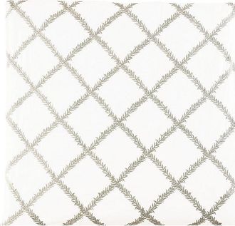 Ballard Designs Lucian Embroidered Trellis Duvet Cover - Spa, Full/Queen - Ballard Designs