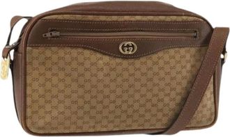 Gucci Pre-owned Cross Body Bags, female, Beige, Size: ONE SIZE Pre-owned Cross Body Bag