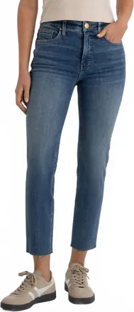 Kut from the Kloth Rachael High Rise Mom Jean In Blue