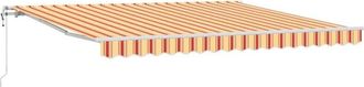vidaXL Toldo Retr&aacute;ctil 400 X 300 Cm Amarillo Y Naranja Vidaxl