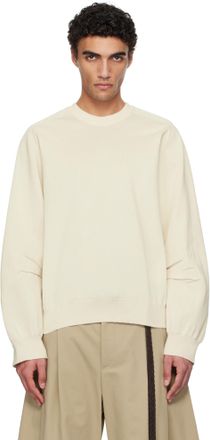 HED MAYNER Crewneck Sweater グレー M Hed Mayner drop-shoulder crew-neck Sweatshirt | White | FARFETCH