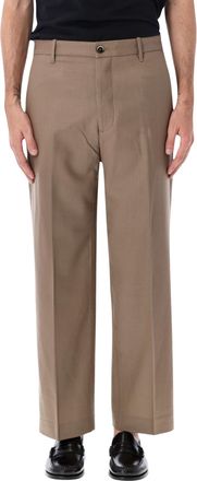 Nine In The Morning Apollon Structured Mid-Rise Straight-Leg Casual Pants