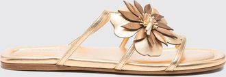 Zimmermann Sandali bassi Belara in pelle laminata con applicazione floreale