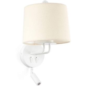 Faro Barcelona Faro Barcelona - Faro Montreal - L&aacute;mpara De Pared Con Luz De Lectura Blanca, E27