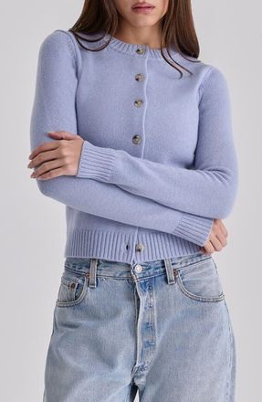 House of CB Signature Bluebell Wool & Cashmere Blend Cardigan at Nordstrom, Size X-Small