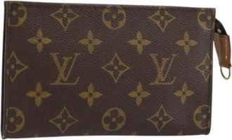 Louis Vuitton Pre-owned Vintage Canvas Clutch - Dames - Vintage Clutch - Bruin - ONE Size - Vintage