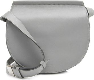 Givenchy Grey Calfskin Infinity Saddle Mini Bag (Authentic Pre-Loved)