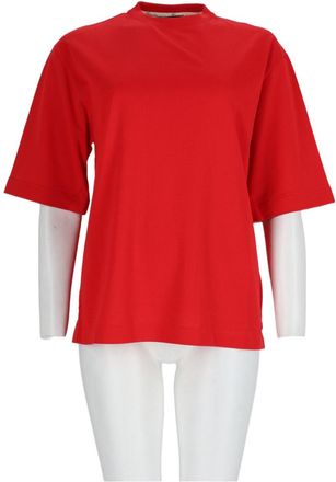Jacquemus Red Relaxed-Fit Crew Neck T-Shirt