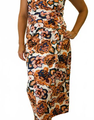 Cleobella Geraldine Midi Dress In Desert Floral Print