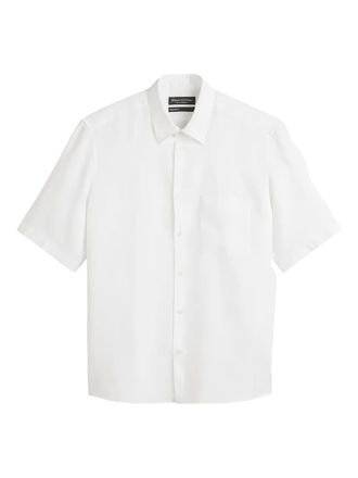 Marc O'Polo short-sleeve button-up shirt - men - Linen/Flax - M - White