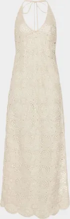 Ramy Brook Eve Crochet Cotton Coverup Maxi Dress
