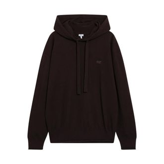 Loewe Sudadera con capucha - Sweatshirts & Hoodies - Hombre - Marr&oacute;n - L