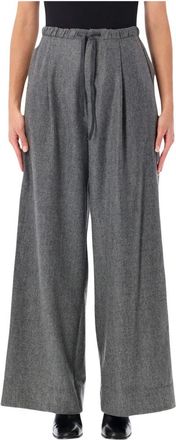 SOEUR Hugues Pant - Dames - Wijde Broeken - Grijs - 2XS - Katoen - Broeken