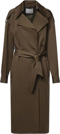 Frankie Shop Trench Esben - - Coats - Donna - Verde - S