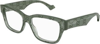 Gucci Glasses, male, Green, 55 MM, Gg1428O 012 Optical Frame
