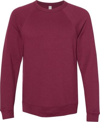 Bella + Canvas Bella + Canvas Unisex Adult Fleece Raglan Sweatshirt