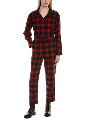 Chaser Sunset Blvd Plaid Lexi Jumpsuit