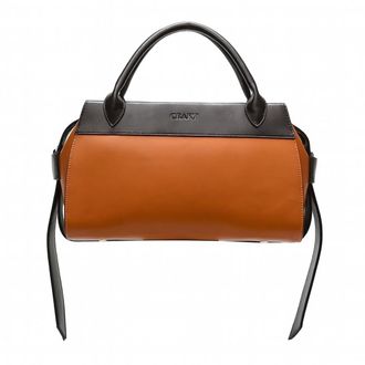 Generic Elegant Womens Structured Handbag with Crystal-Accented Clasp, Blush, Convertible Shoulder to Crossbody Design, Geometric Monogram Pattern