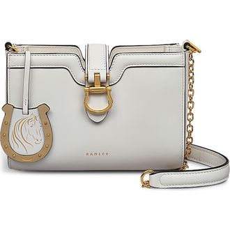 Radley London x Kentucky Derby Lily Medium Leather Crossbody Bag in Chalk at Nordstrom Rack