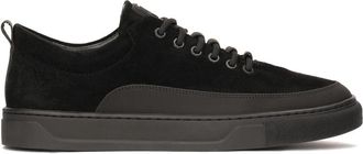 Kazar Heren sneakers van gecombineerde materialen - Heren - Sneakers - Zwart - 45 EU - Su&egrave;de - Schoenen