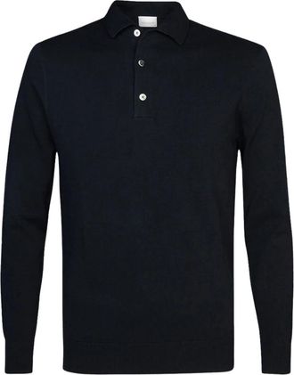 Profuomo Luxury Basic One Piece Polo - Heren - Polos - Blauw - XL - Katoen - Tops