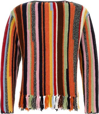 Prada Multicolor Crochet Sweater