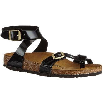 Birkenstock Yara Birko-Flor Womens Sandals - Black - Size:UK 7.5