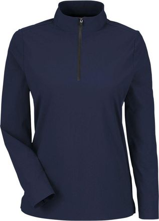 Devon & Jones Womens CrownLux Performance Windsor Welded Quarter-Zip Pullover