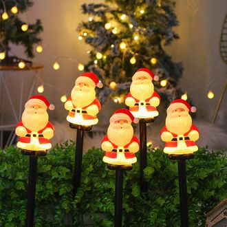 No Brand Luces Navide&ntilde;as Para El Jard&iacute;n, Pap&aacute; Noel, Iluminaci&oacute;n Decorativa Para Patio Y C&eacute;sped, Luces Navide&ntilde;as Solares, Modelos Solares