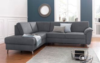 Sit&more Ecksofa »Texel L-Form« mit Federkern, wahlweise mit Bettfunktion und Bettkasten