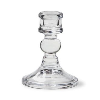 Tag Lucia Clear Soda Lime Glass Taper Candle Holder 3.15x3.15x3.94 in at Nordstrom