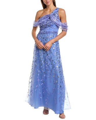 Rene Ruiz Tulle Wrap A-Line Dress