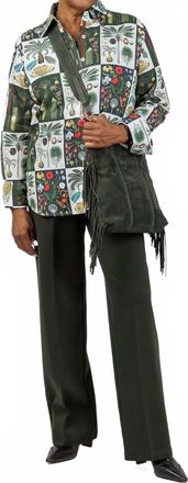 Peace of Cloth Jules Paramount Knit Pants In Olive