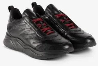 Roberto Cavalli Firenze Python Flame Sneakers, Brand Size 41 ( US Size 8 )
